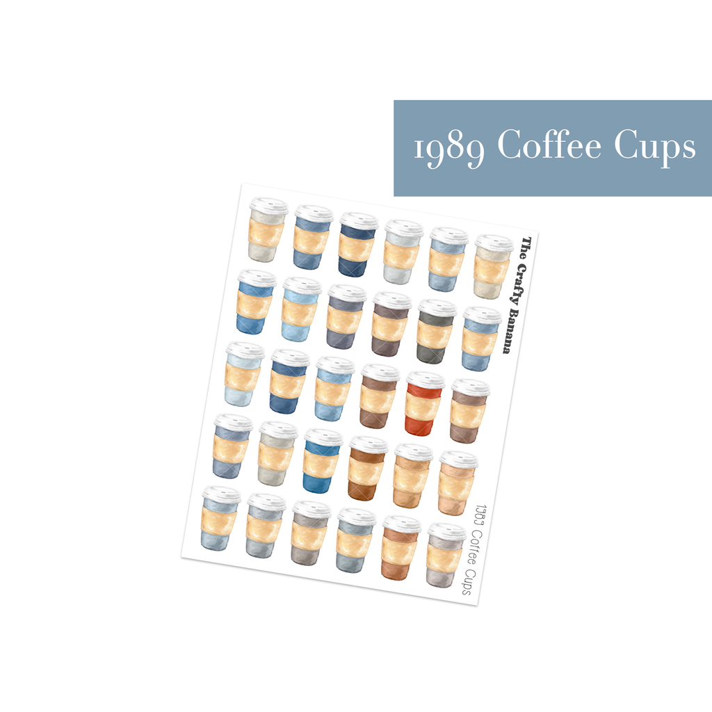 1989 Coffee Cups | Customizable