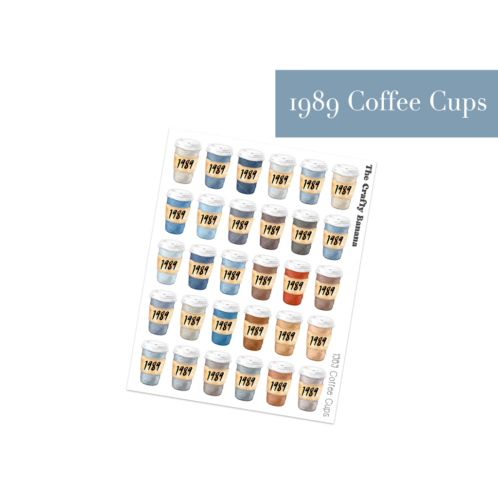 1989 Coffee Cups | Customizable