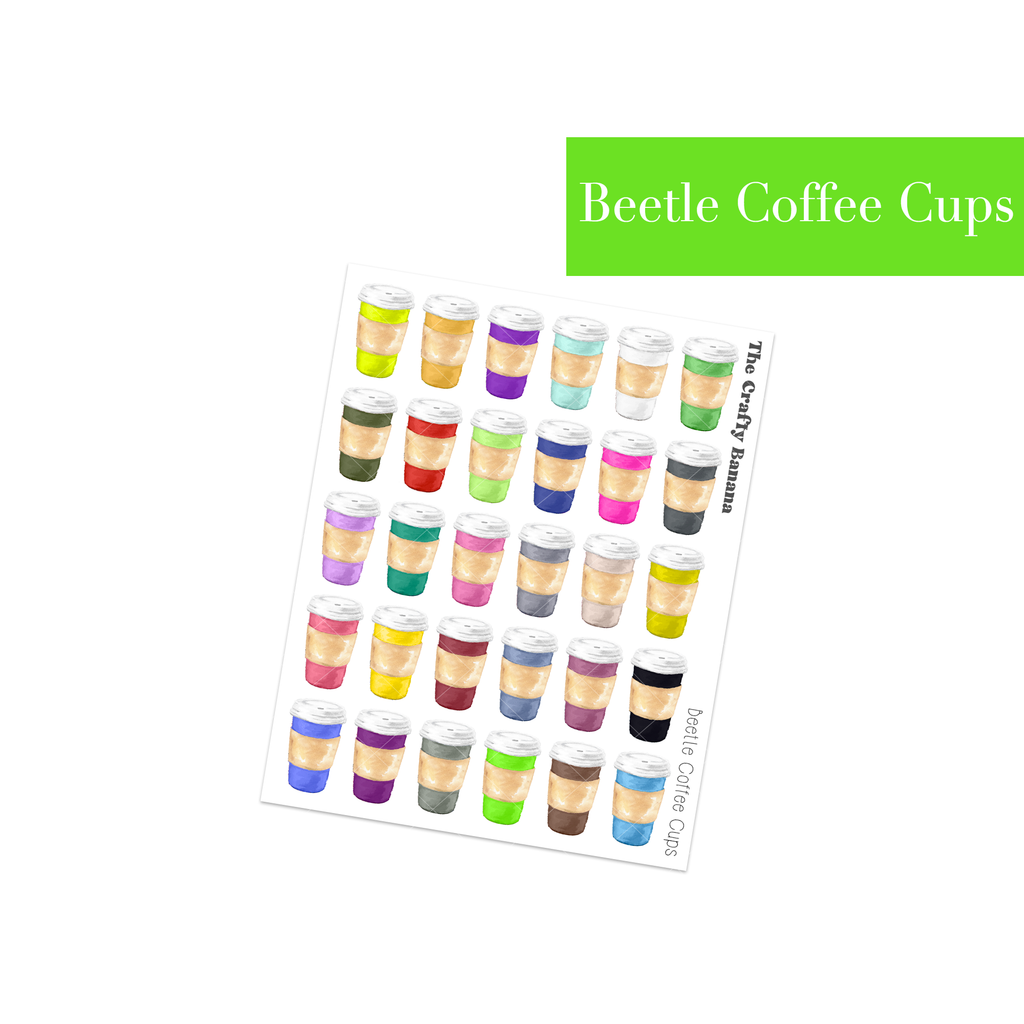 Beetle Coffee Cups | Customizable