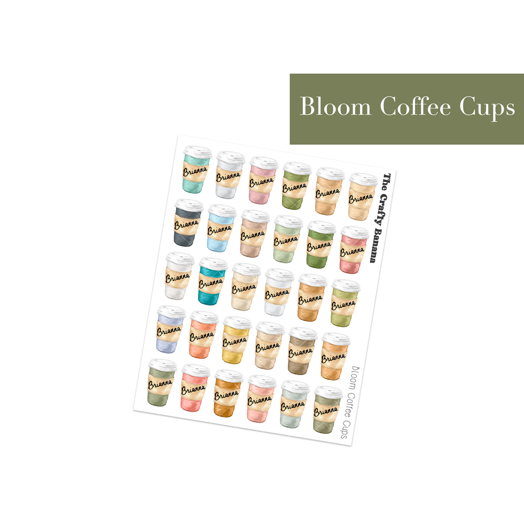 Bloom Coffee Cups | Customizable