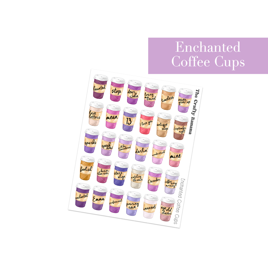 Enchanted Coffee Cups | Not Customizable