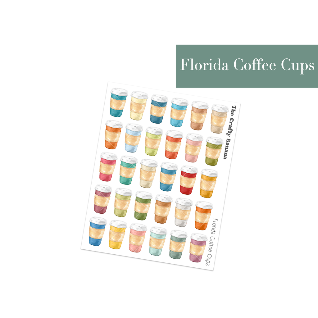 Florida Coffee Cups | Customizable