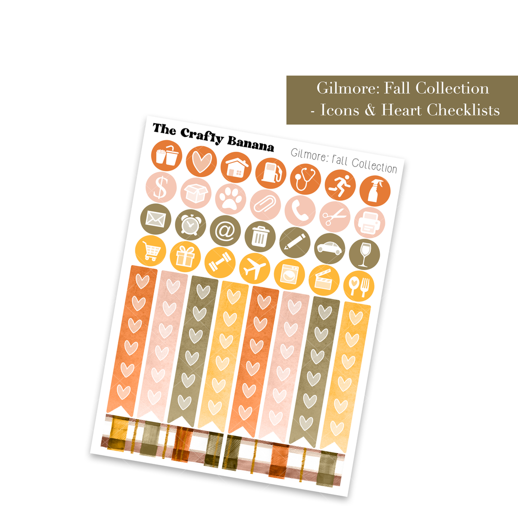 Gilmore: Fall Collection: Icons & Checklists +