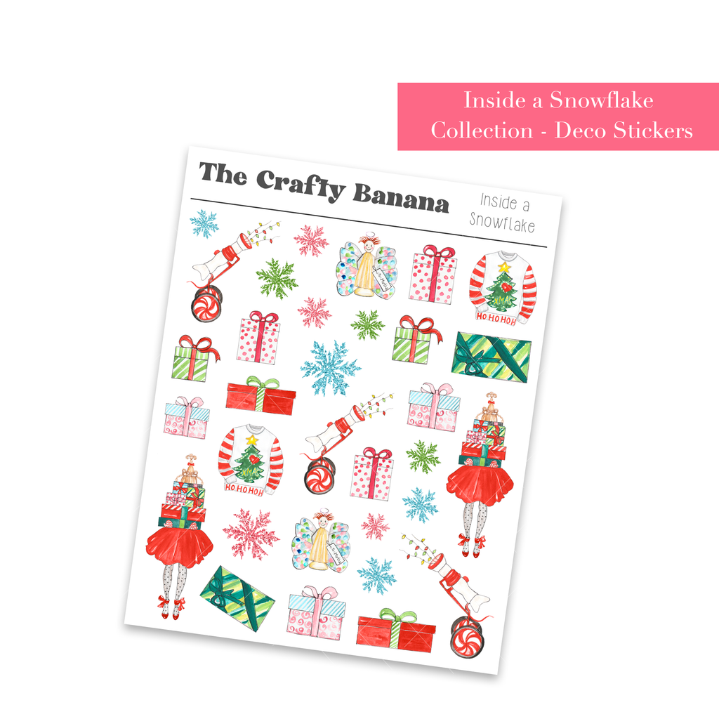 Inside a Snowflake Collection: Deco Stickers