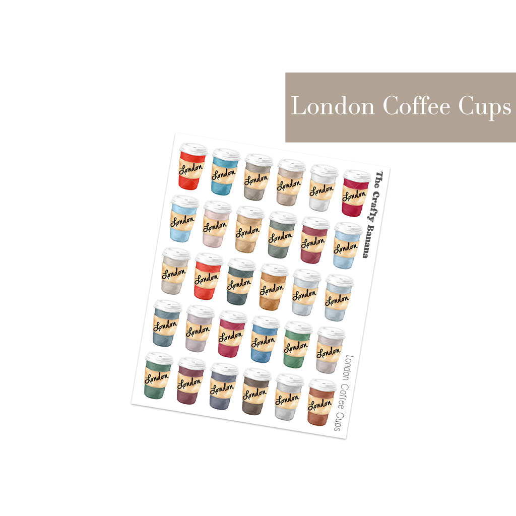 London Coffee Cups | Customizable