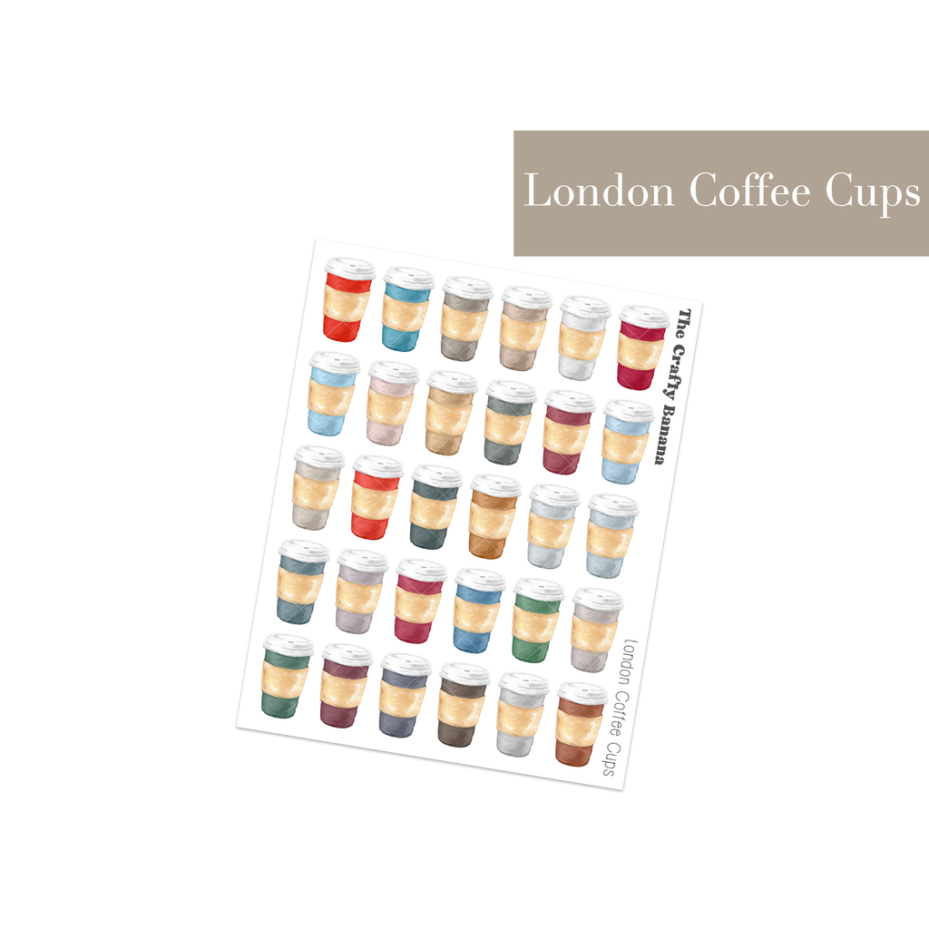 London Coffee Cups | Customizable