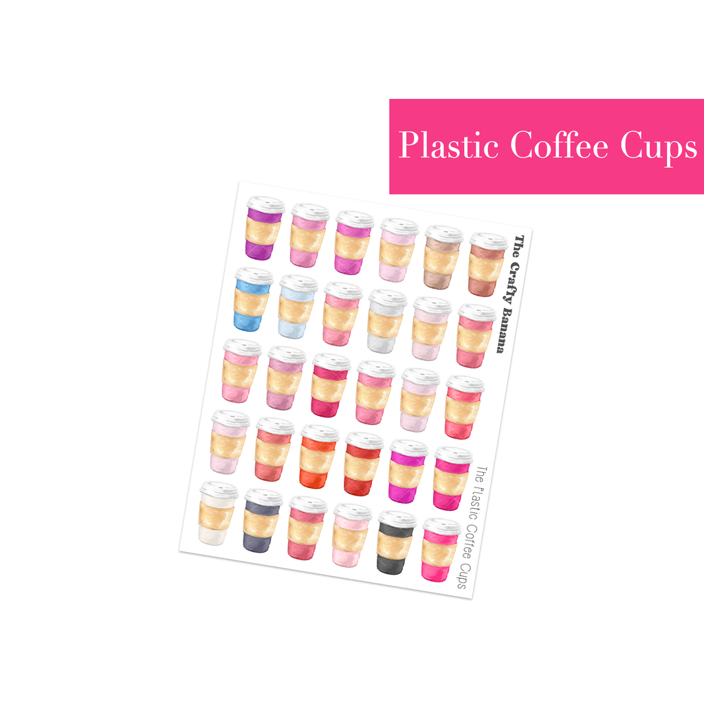 The Plastic Coffee Cups | Customizable | New!