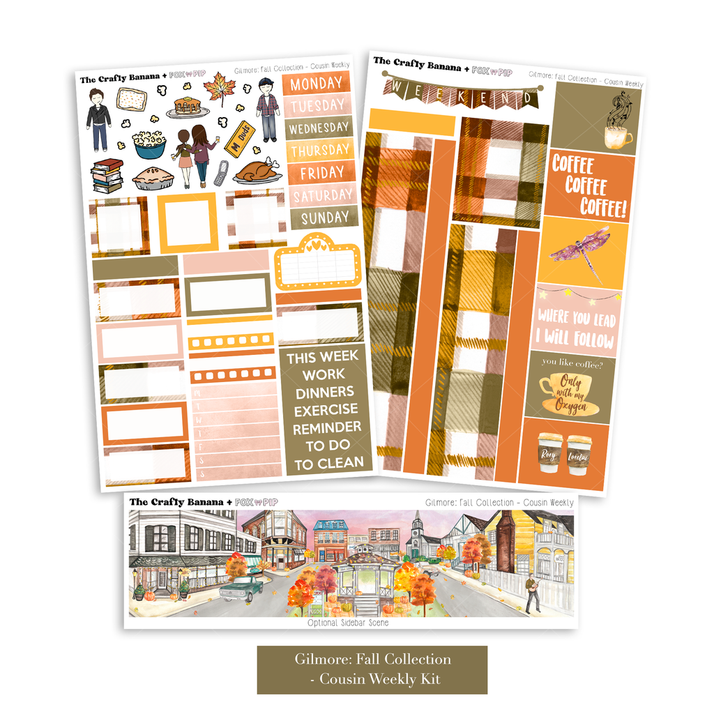 Gilmore: Fall Collection: Hobonichi Cousin Weekly Kit