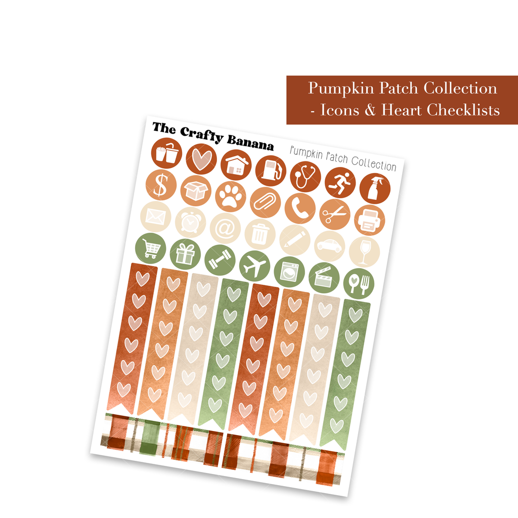 Pumpkin Patch Collection: Icons & Checklists +