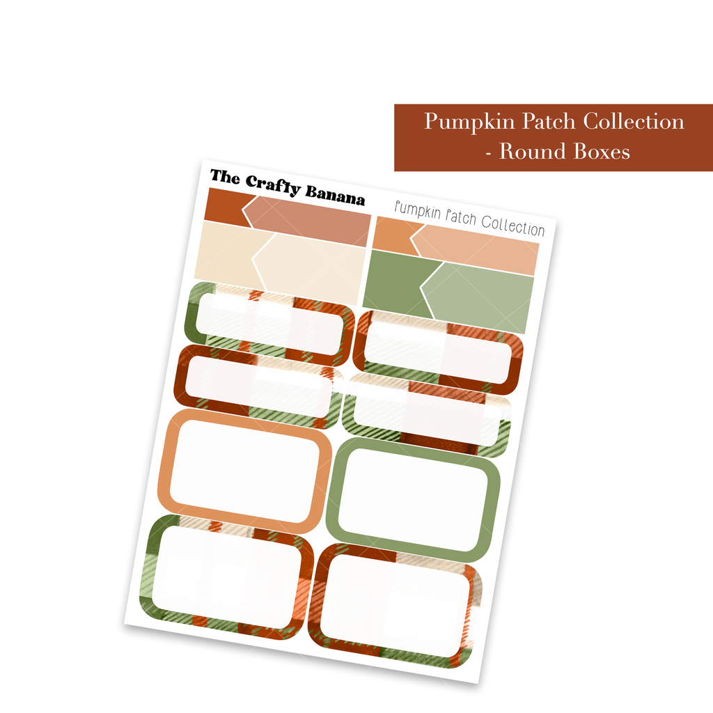 Pumpkin Patch Collection: Round Boxes +
