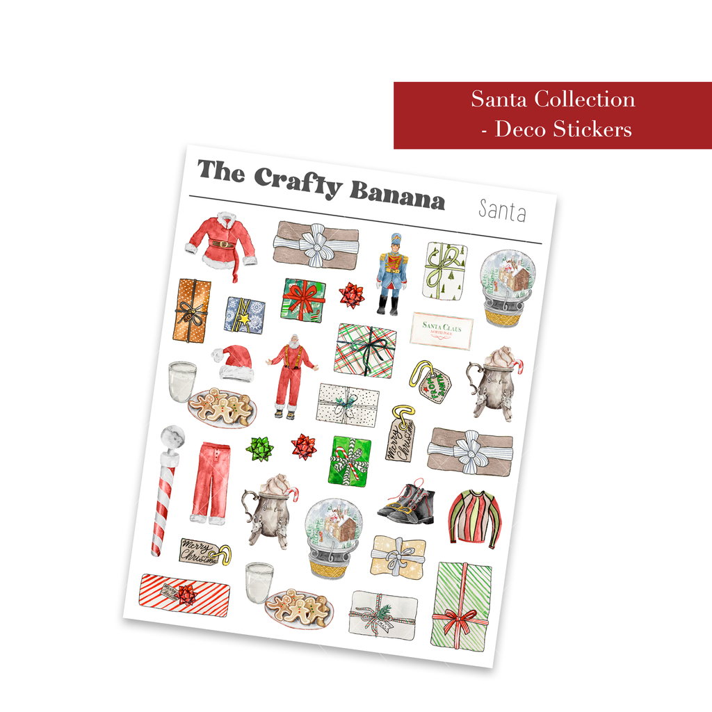 Santa Collection: Deco Stickers