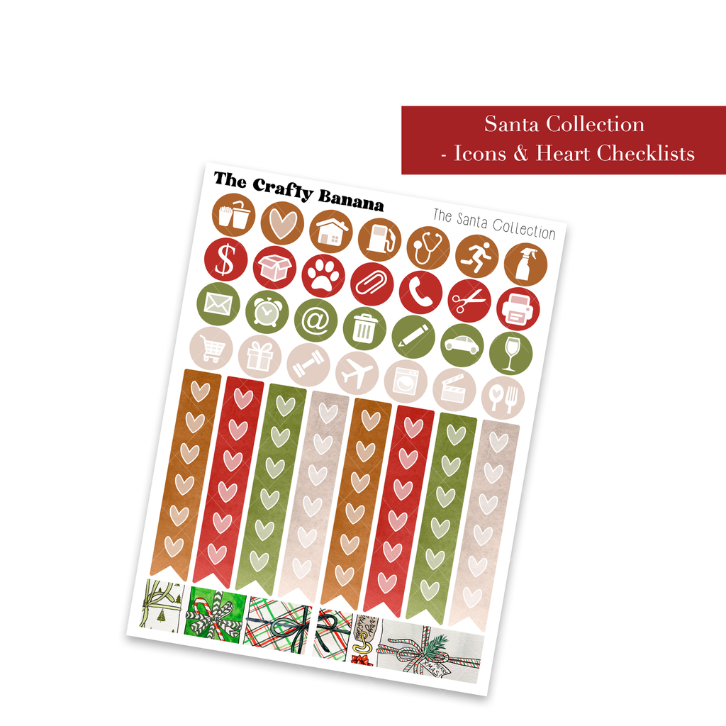 Santa Collection: Icons & Checklists +