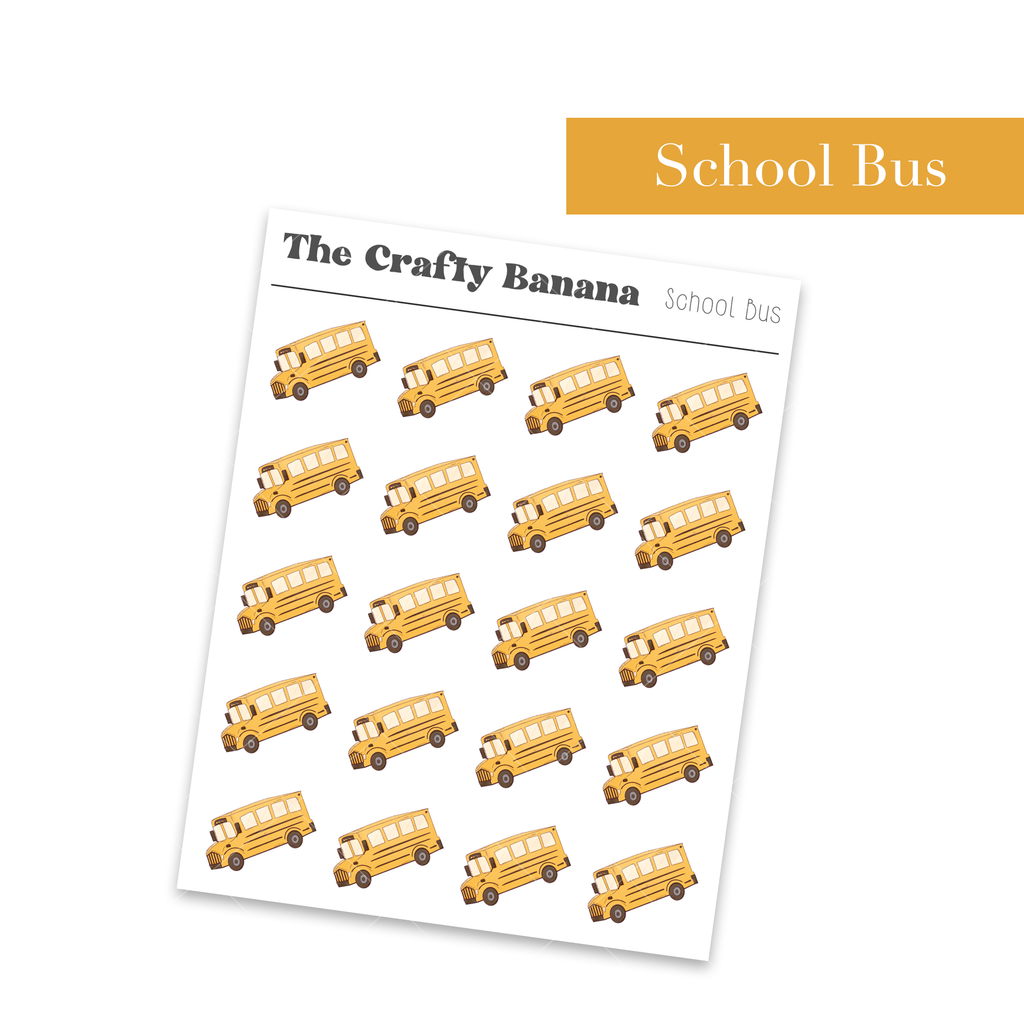 School Bus: Deco Stickers