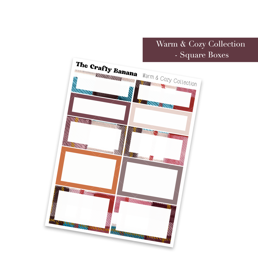 Warm & Cozy Collection: Square Boxes +