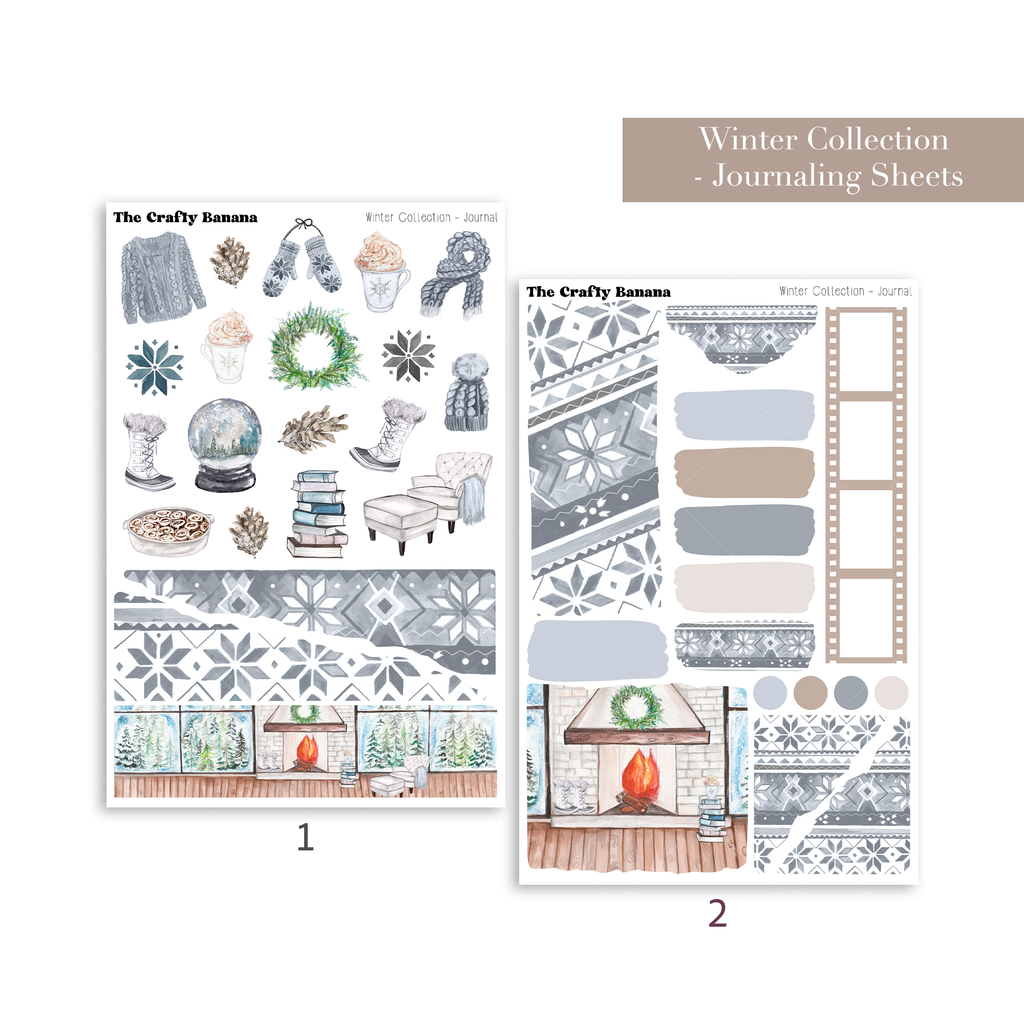 Winter Collection: Journaling Sheets | New!