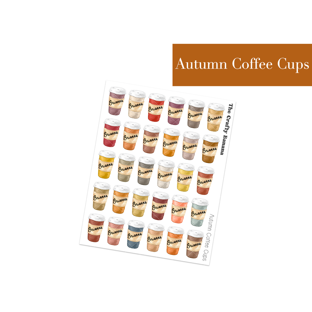 Autumn Coffee Cups | Customizable