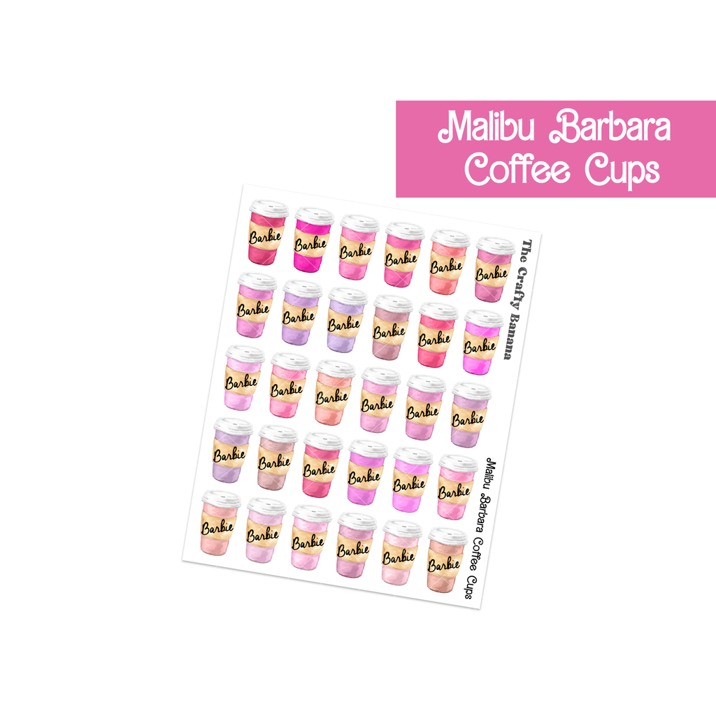 Malibu Barbara Coffee Cups | Customizable