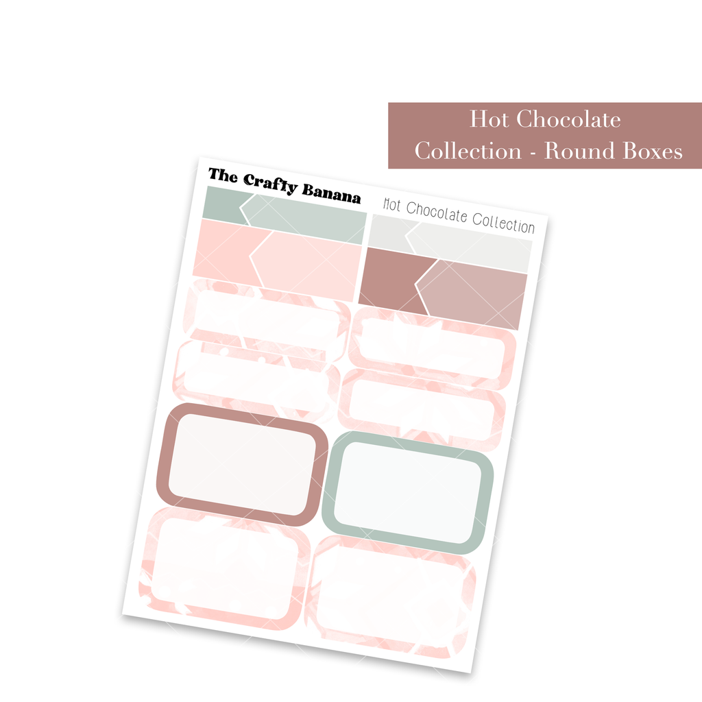 Hot Chocolate Collection: Round Boxes +
