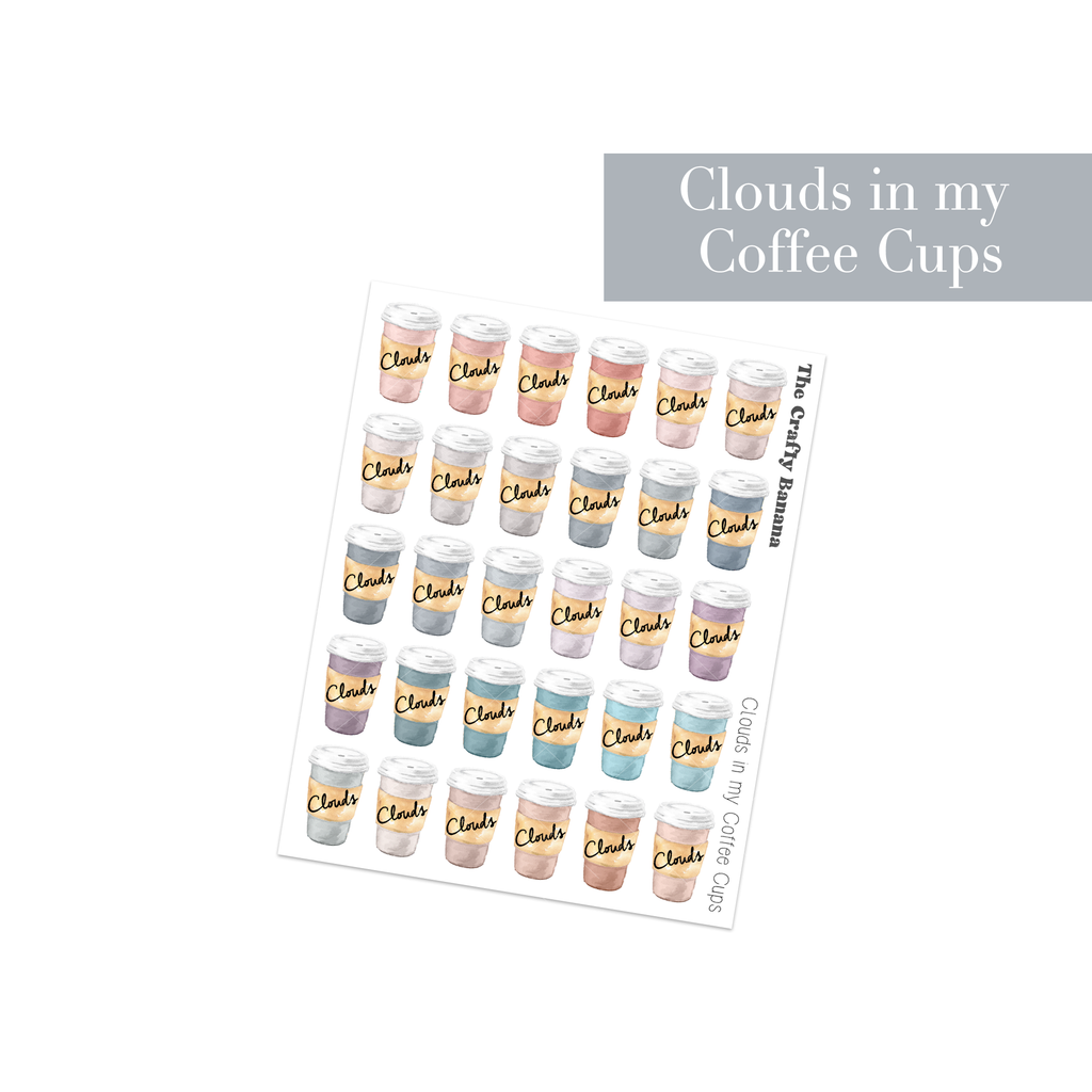 Clouds in my Coffee Cups | Customizable