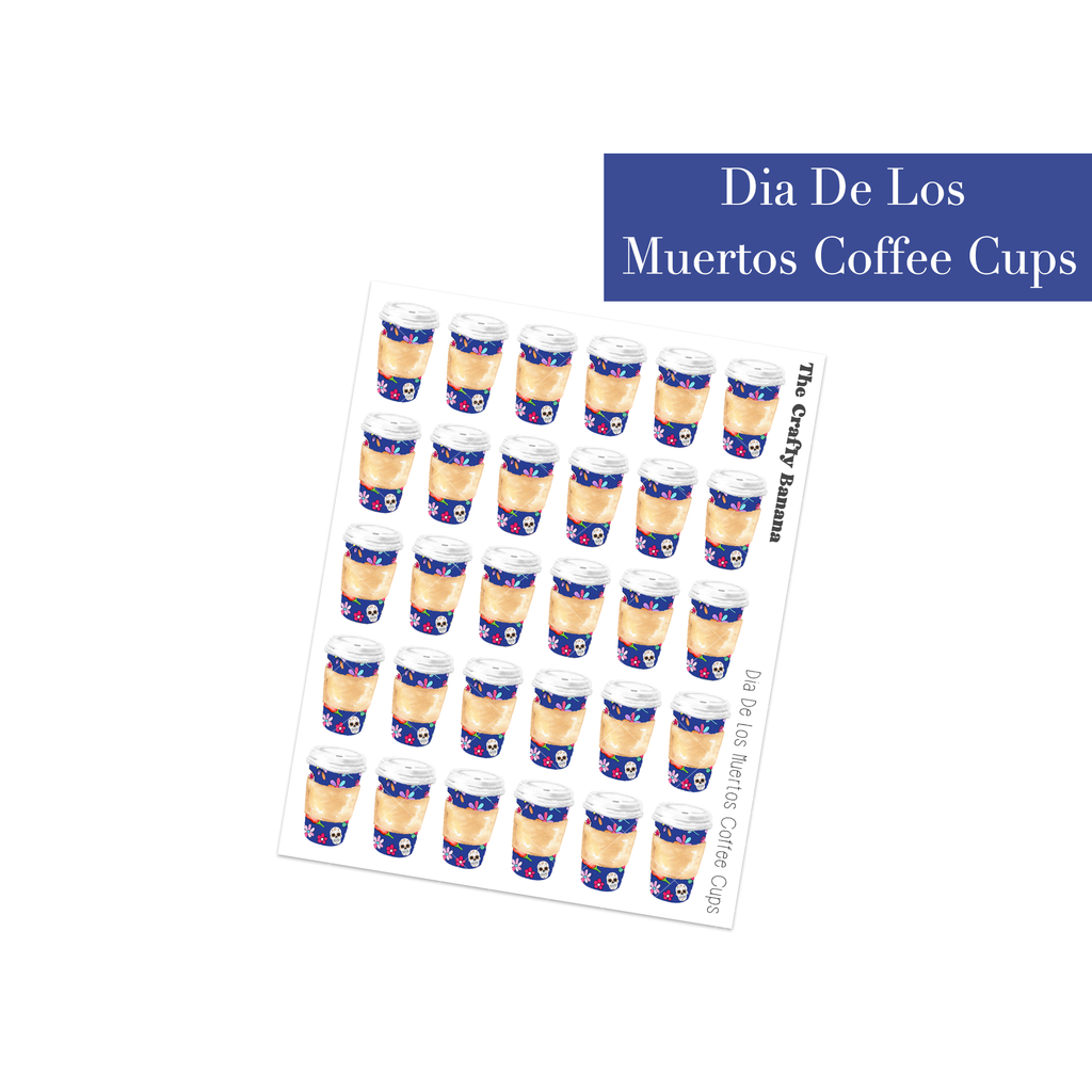 Dia De Los Muertos Coffee Cups | Customizable