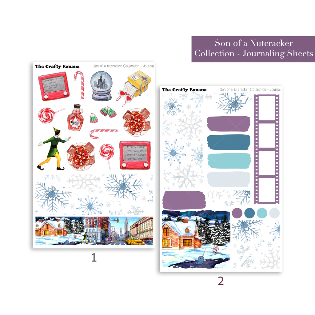 Son of a Nutcracker Collection: Journaling Sheets