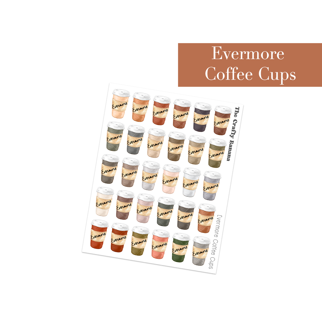 Evermore Coffee Cups | Customizable