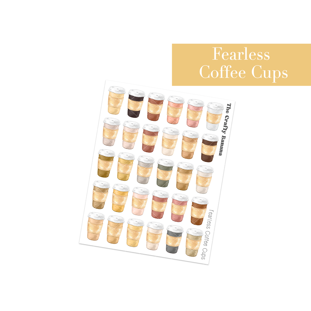 Fearless Coffee Cups | Customizable