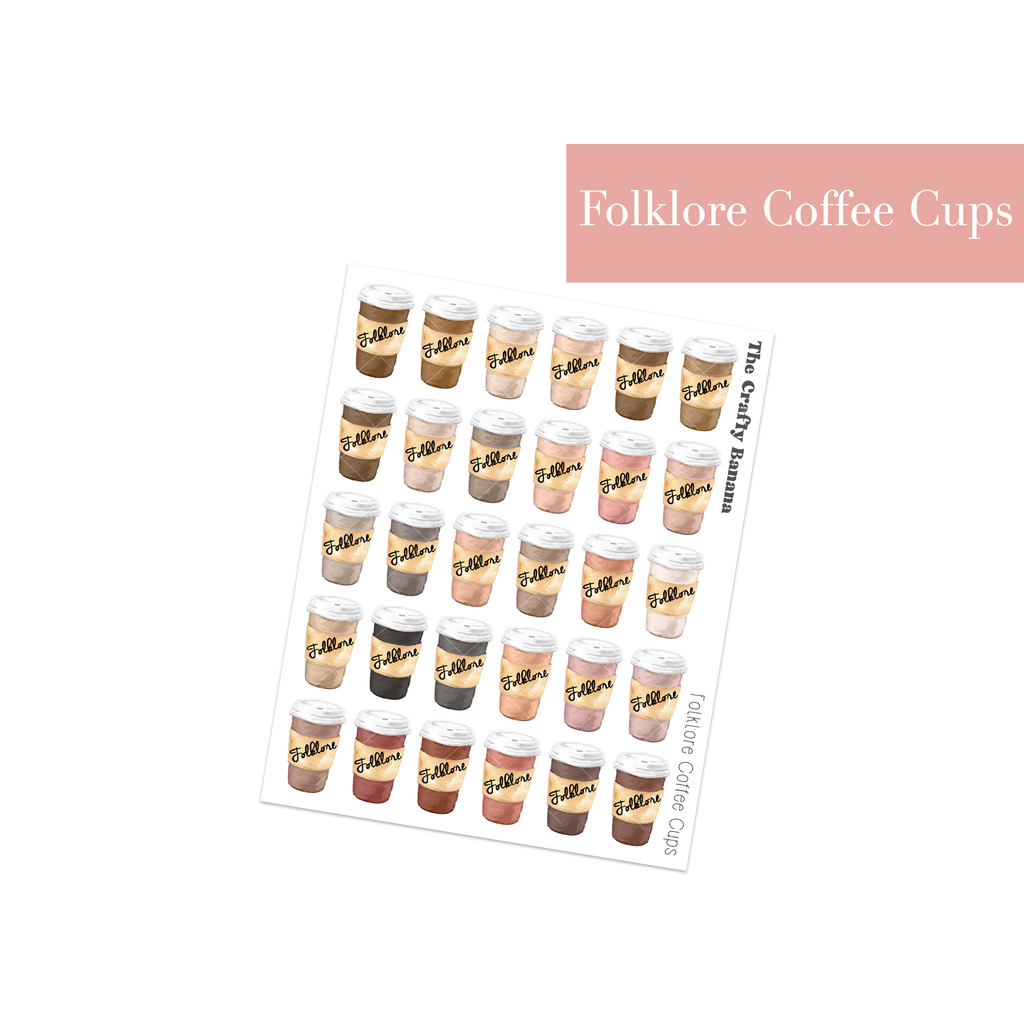 Folklore Coffee Cups | Customizable