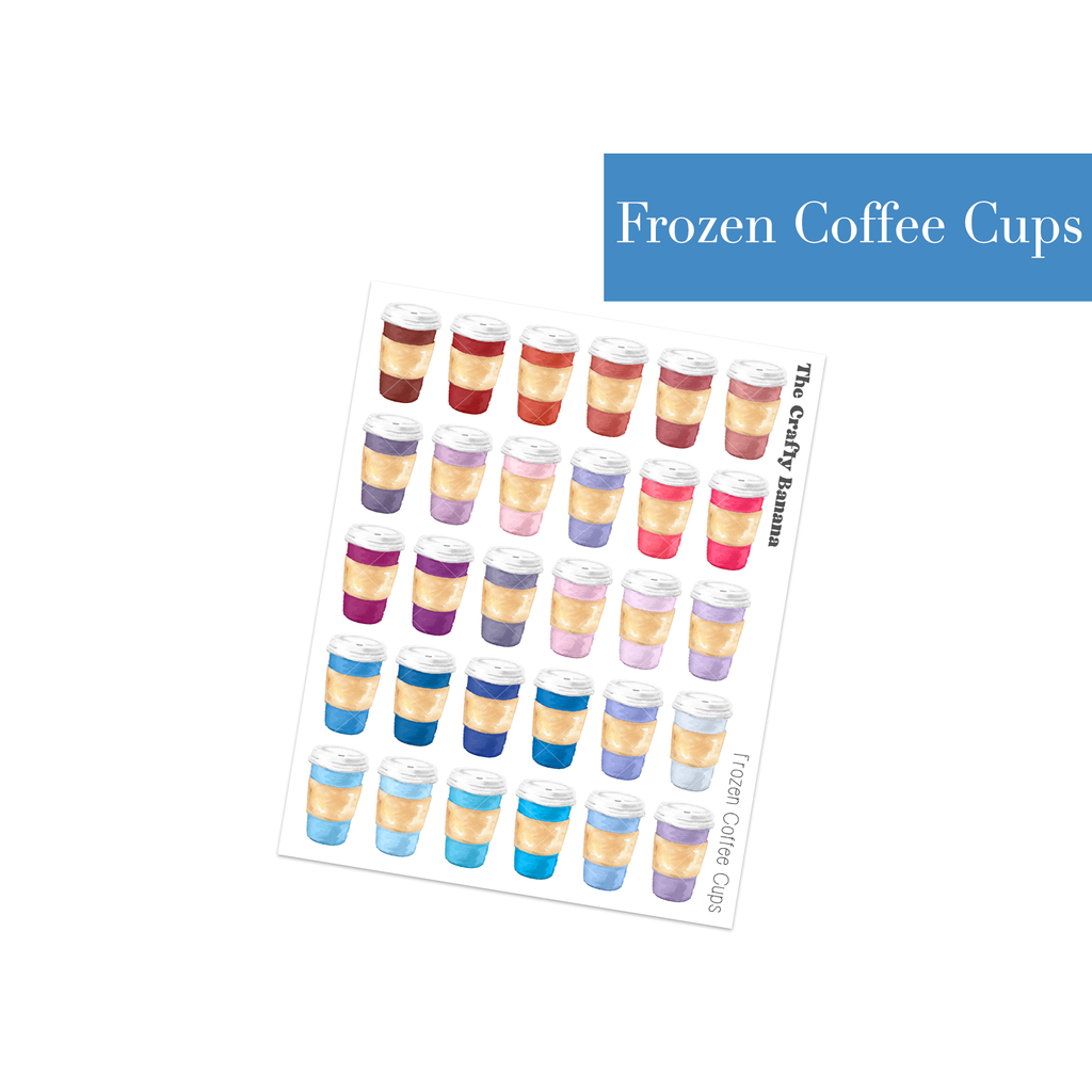 Frozen Coffee Cups | Customizable