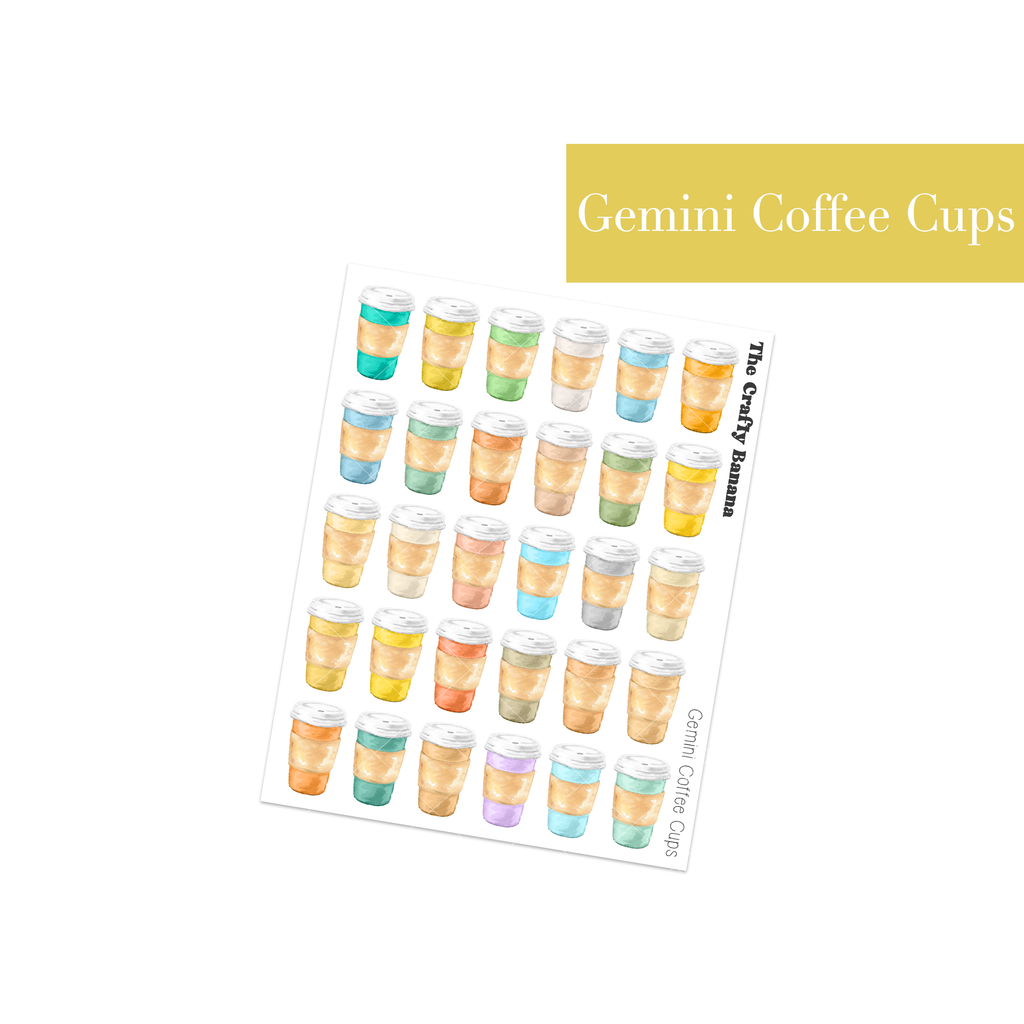 Gemini Coffee Cups | Customizable