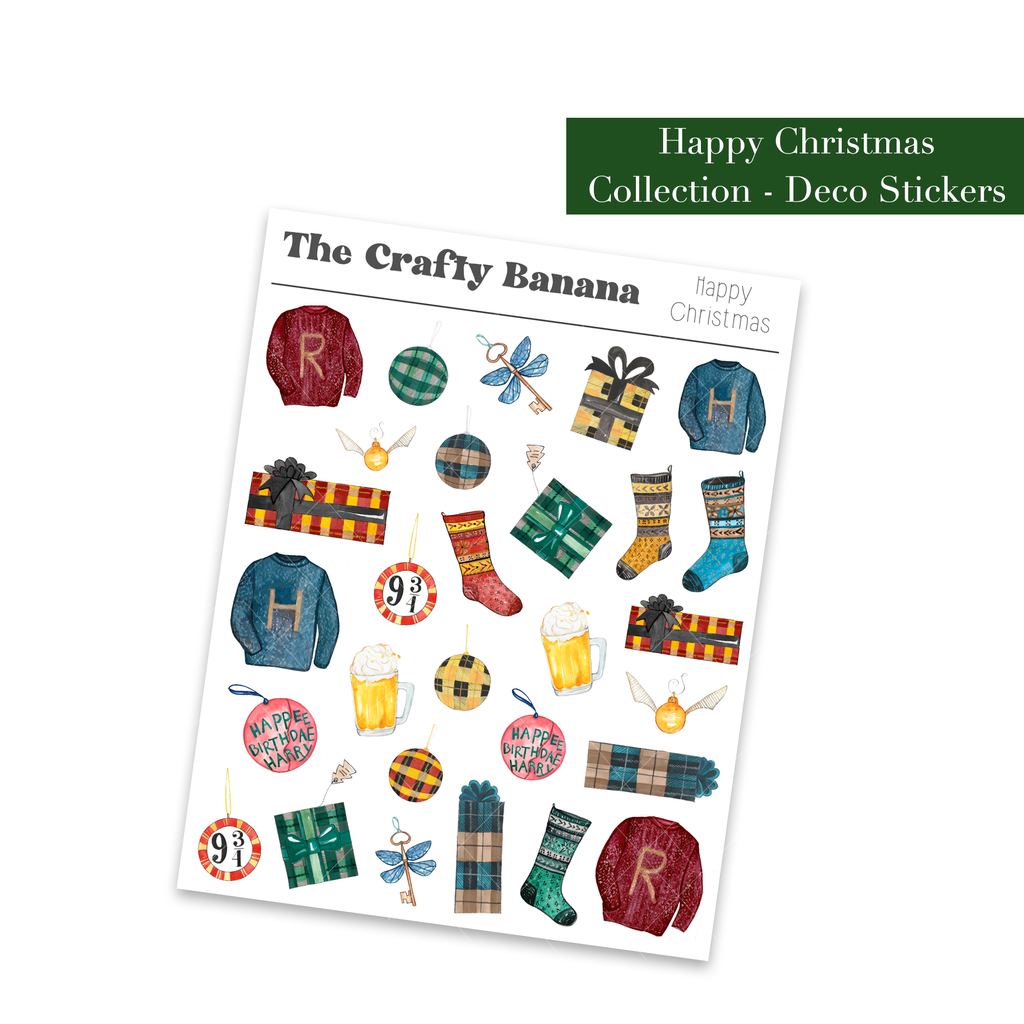 Happy Christmas Collection: Deco Stickers