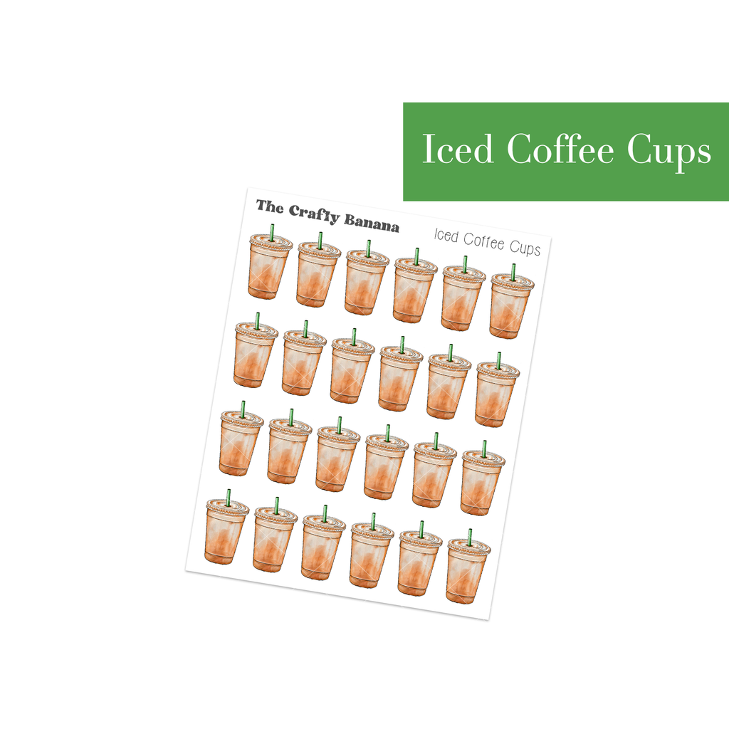 Iced Latte Coffee Cups: Special Edition | Customizable