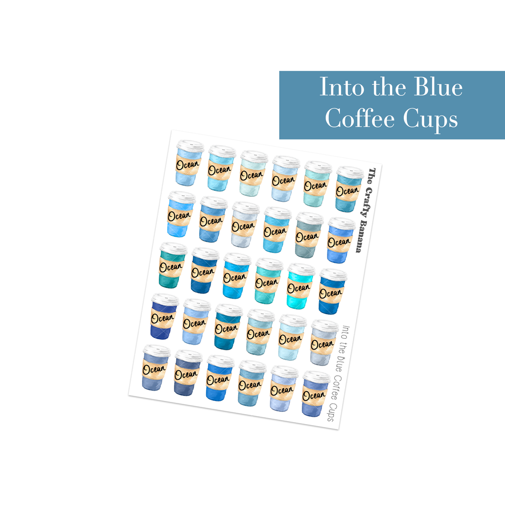 Into the Blue Coffee Cups | Customizable