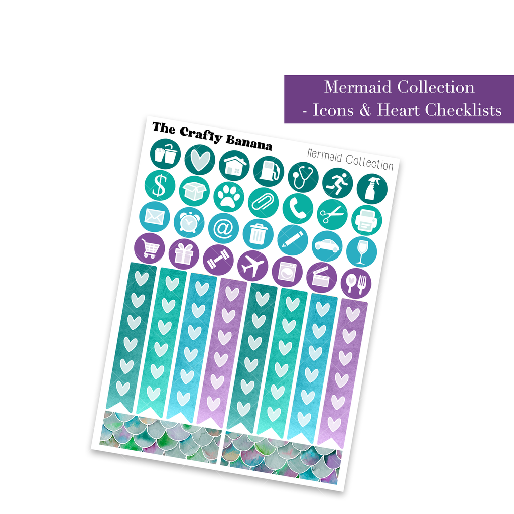 Mermaid Collection: Icons & Checklists +