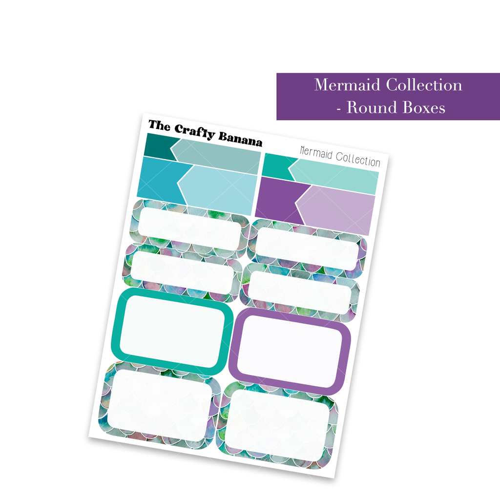 Mermaid Collection: Round Boxes +