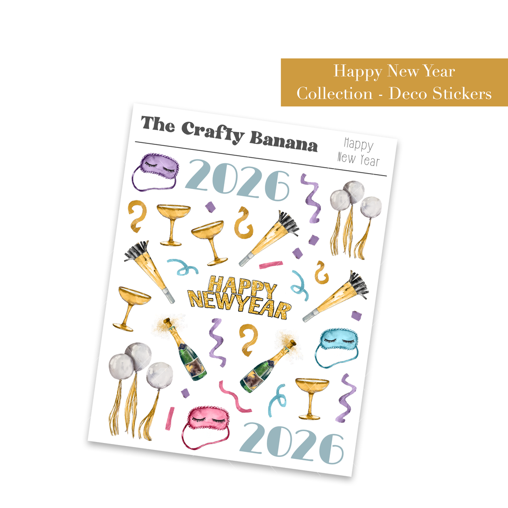 Happy New Year Collection: Deco Stickers