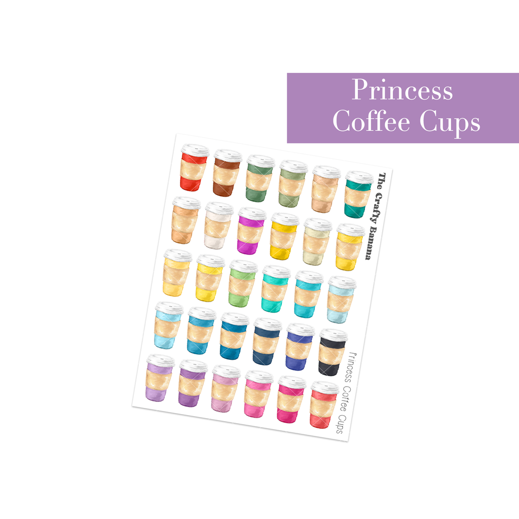 Princess Coffee Cups | Customizable