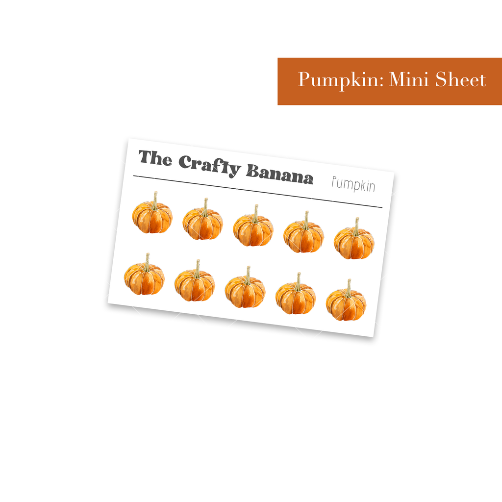 Pumpkin: Mini Sheet