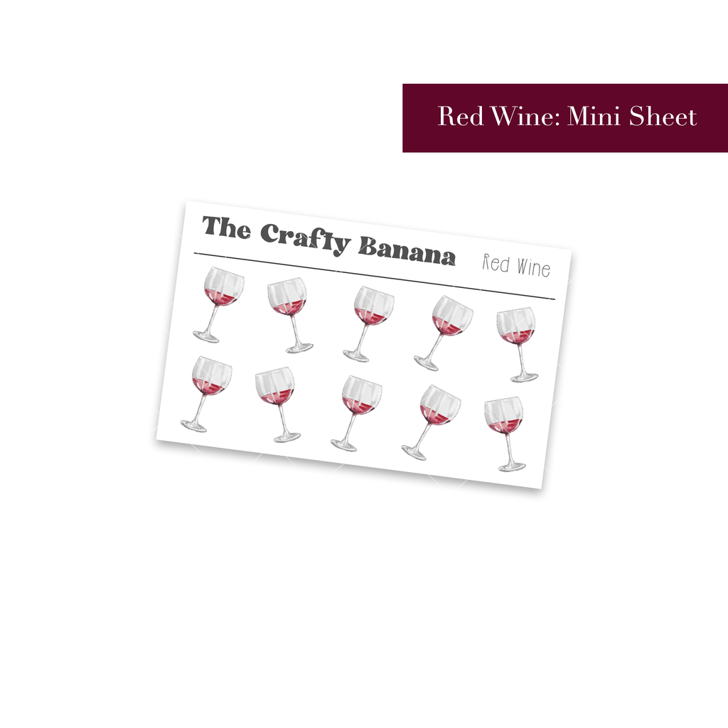 Red Wine: Mini Sheet