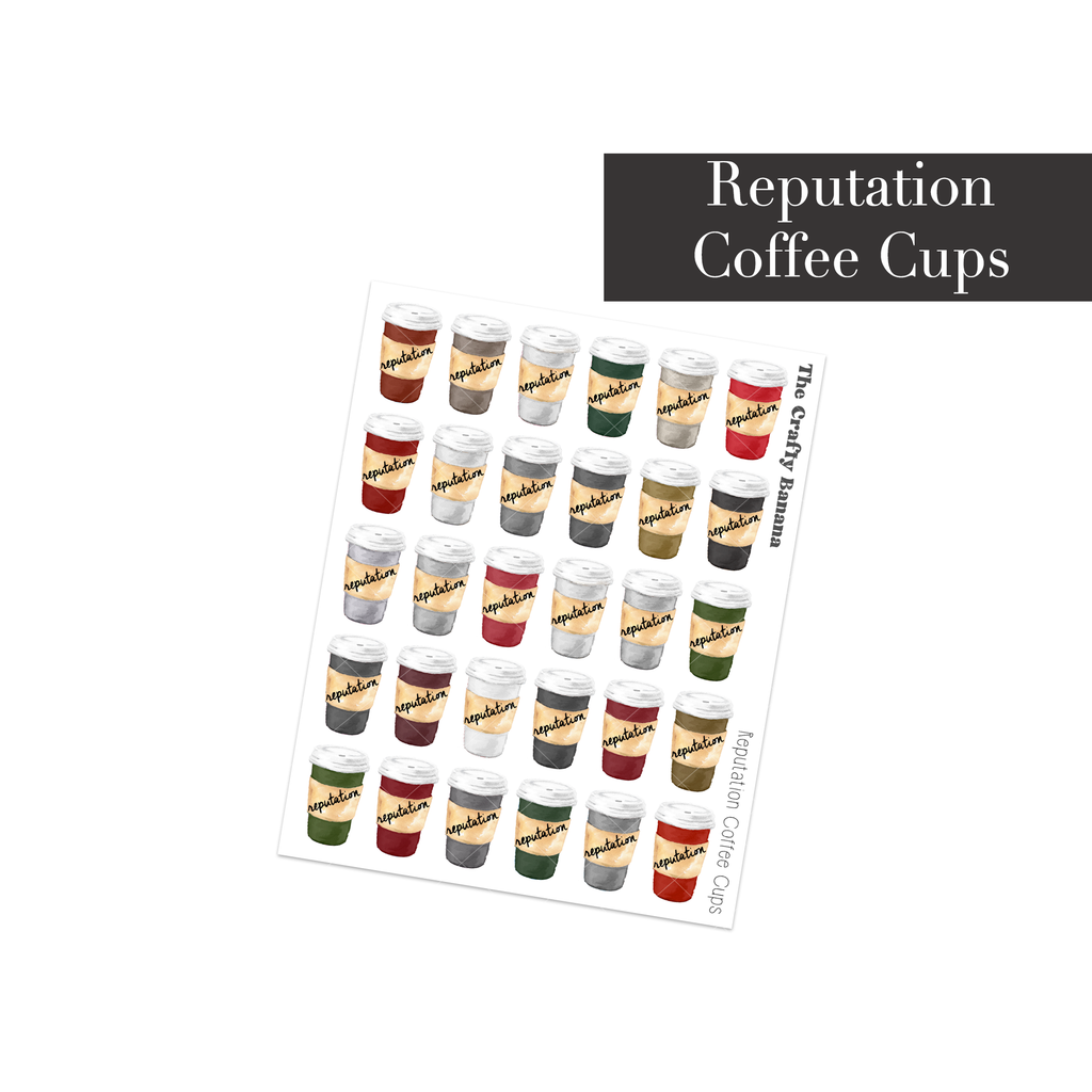 Reputation Coffee Cups | Customizable