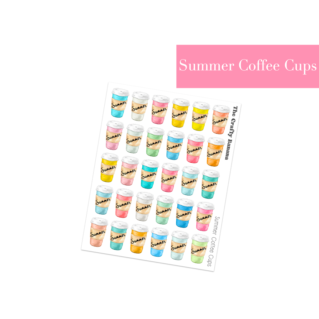 Summer Coffee Cups | Customizable