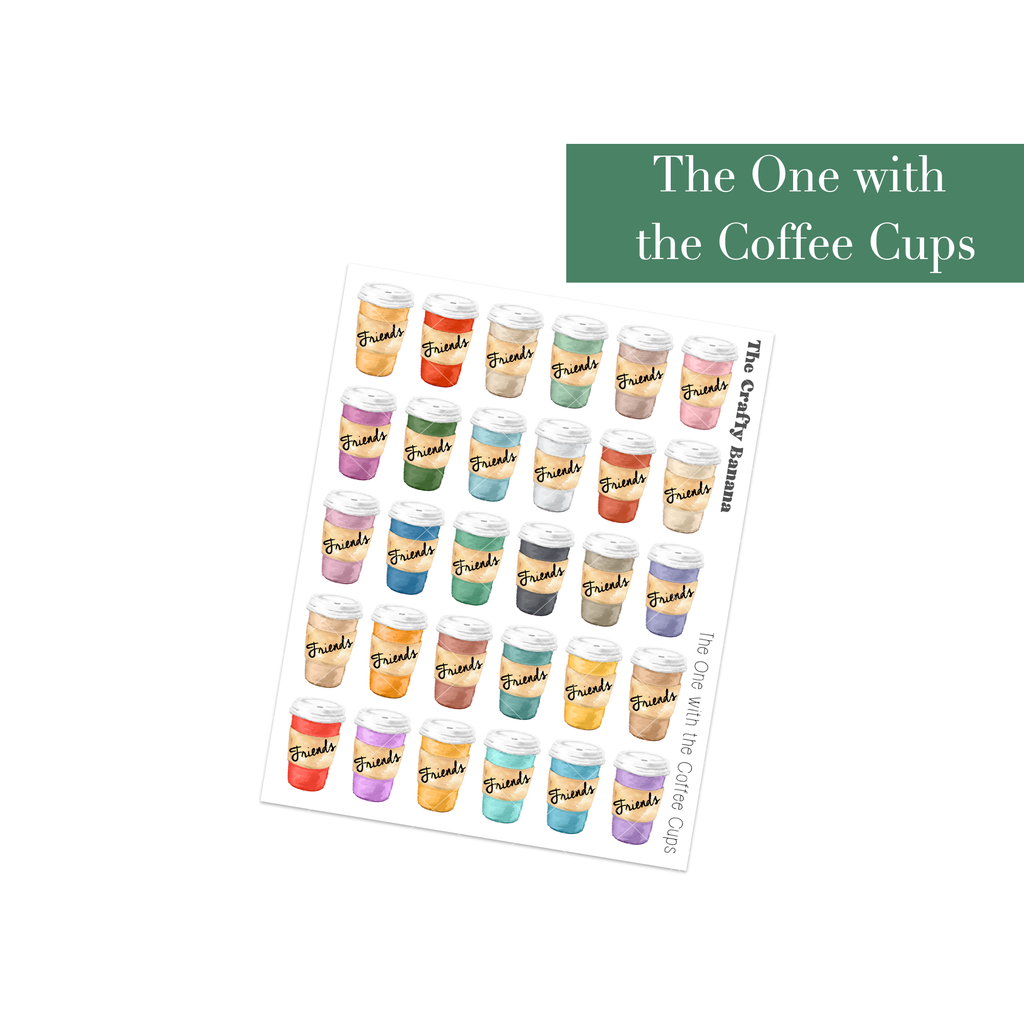 The One with the Coffee Cups | Customizable