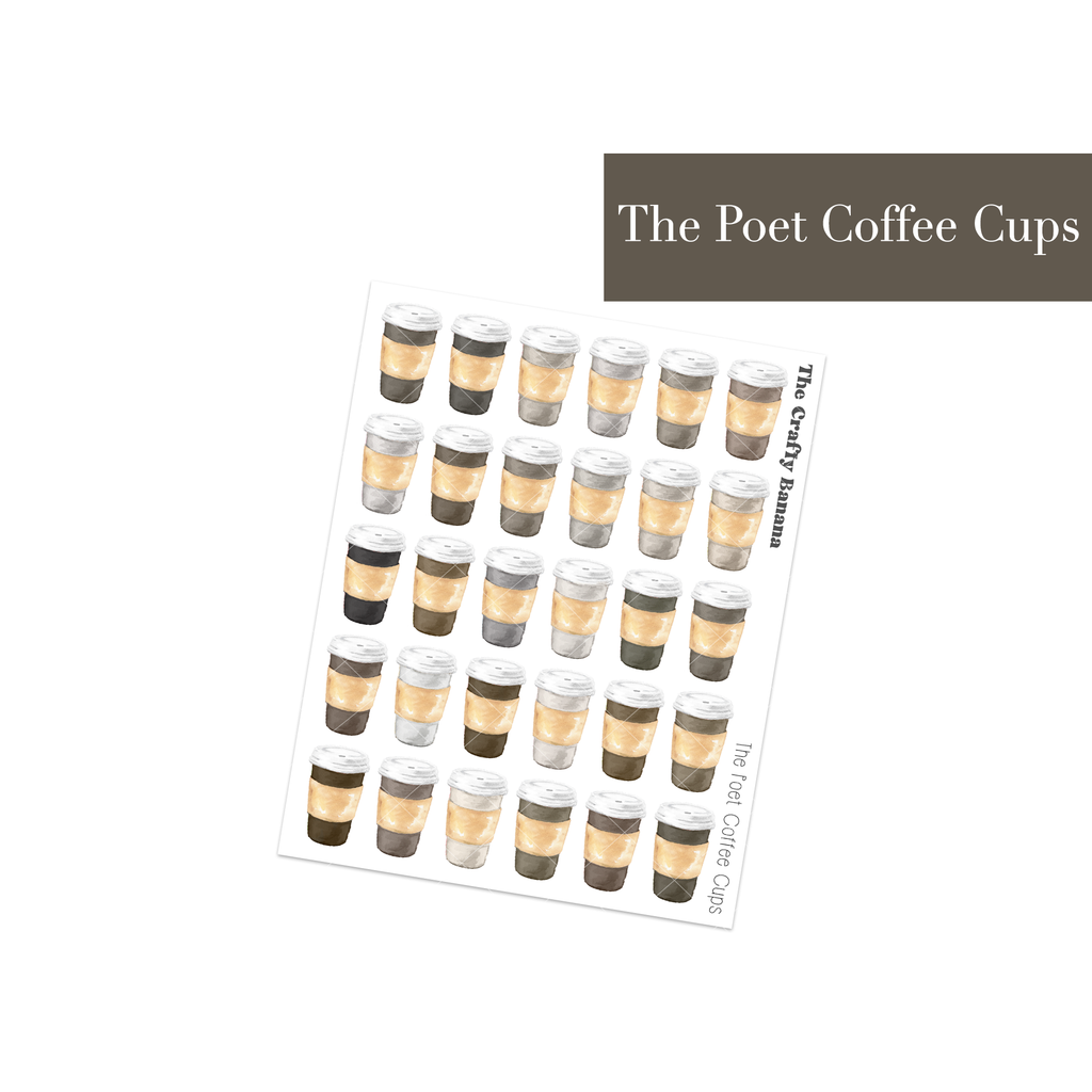 The Poet Coffee Cups | Customizable