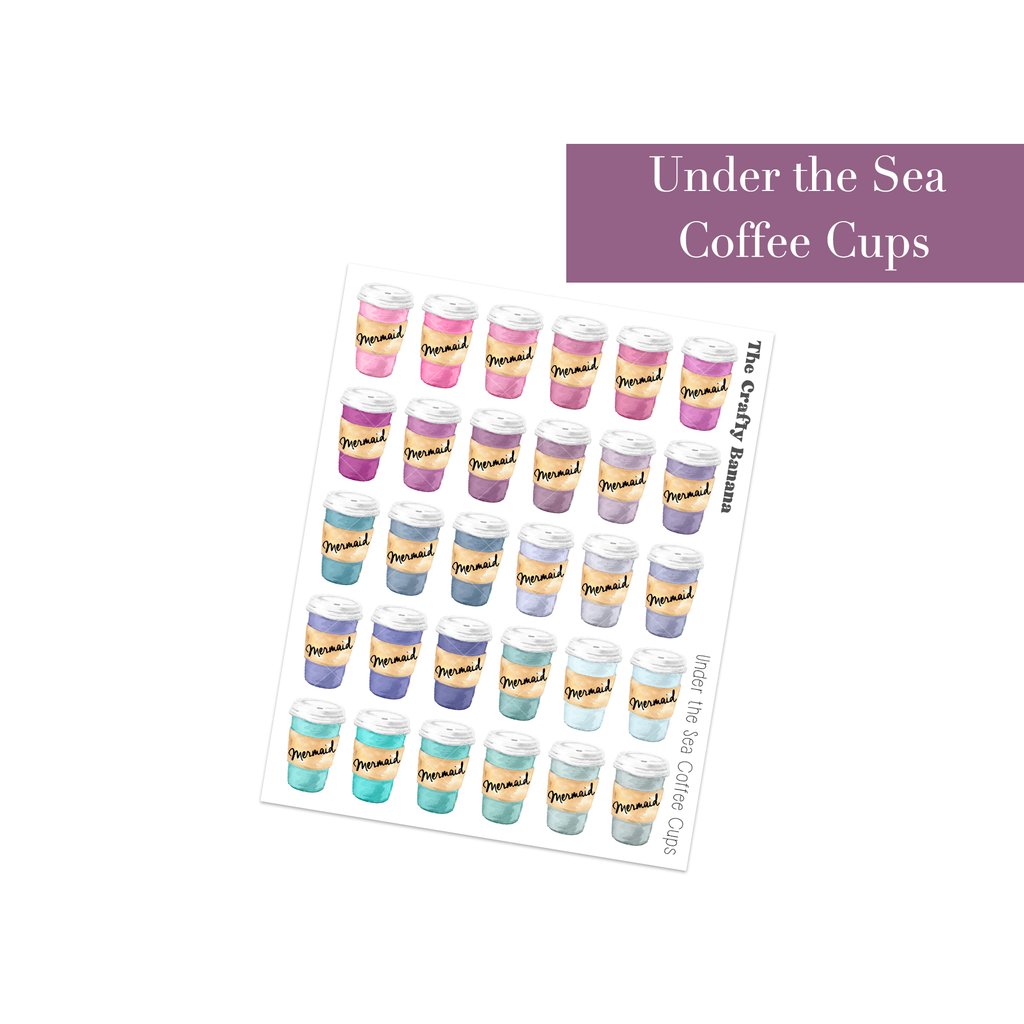 Under the Sea Coffee Cups | Customizable