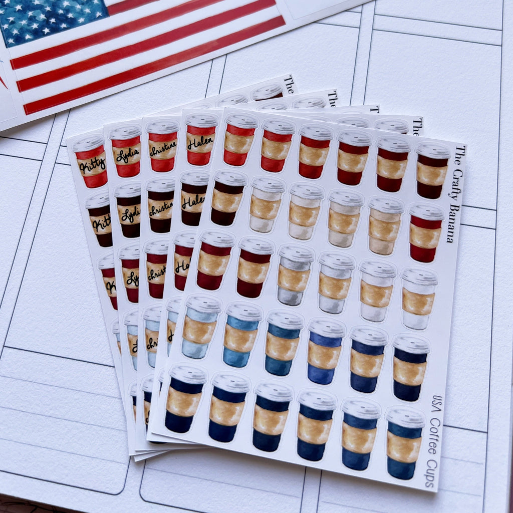 USA Coffee Cups | Customizable