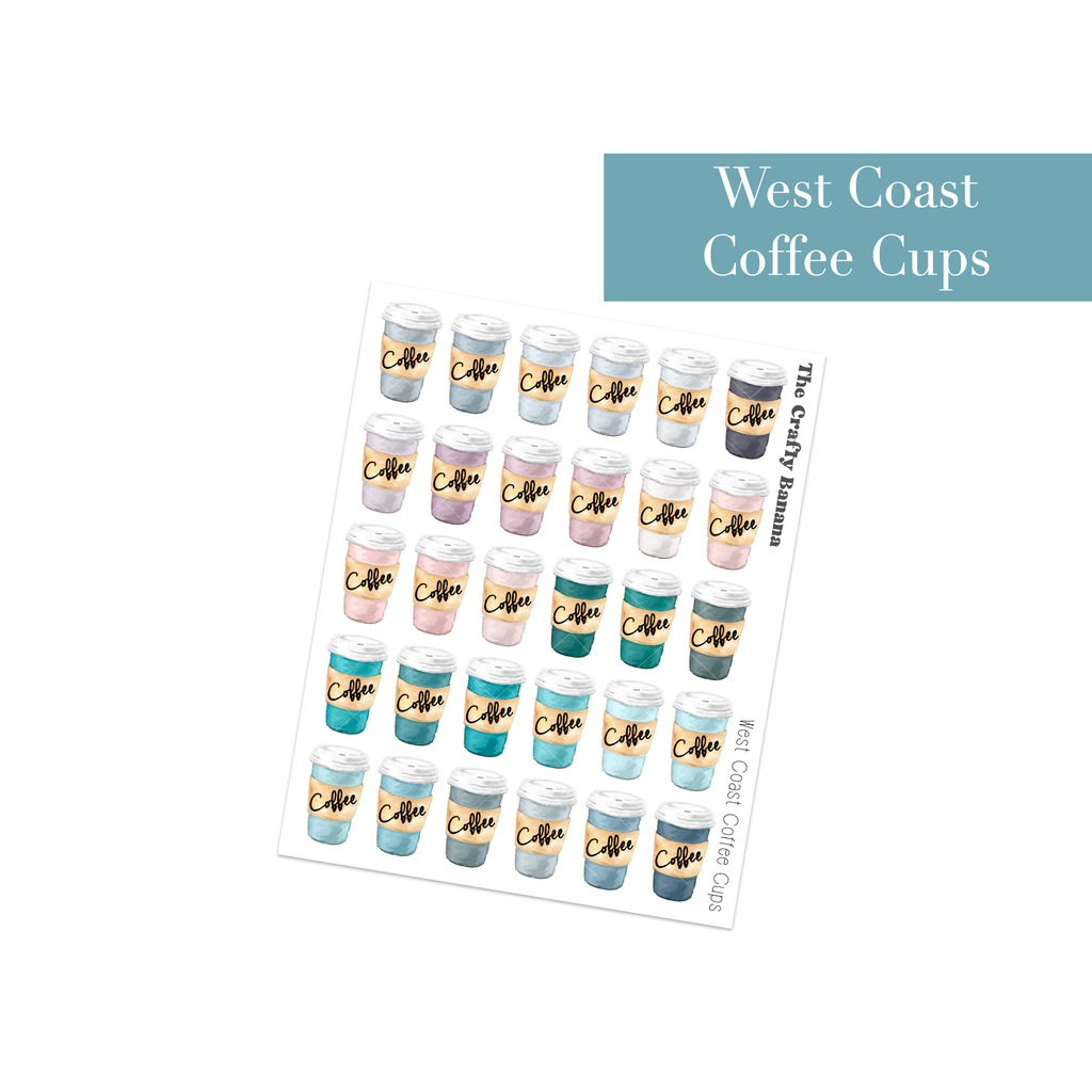 West Coast Coffee Cups | Customizable