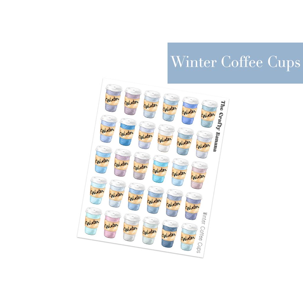 Winter Coffee Cups | Customizable