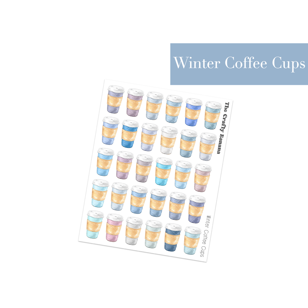 Winter Coffee Cups | Customizable